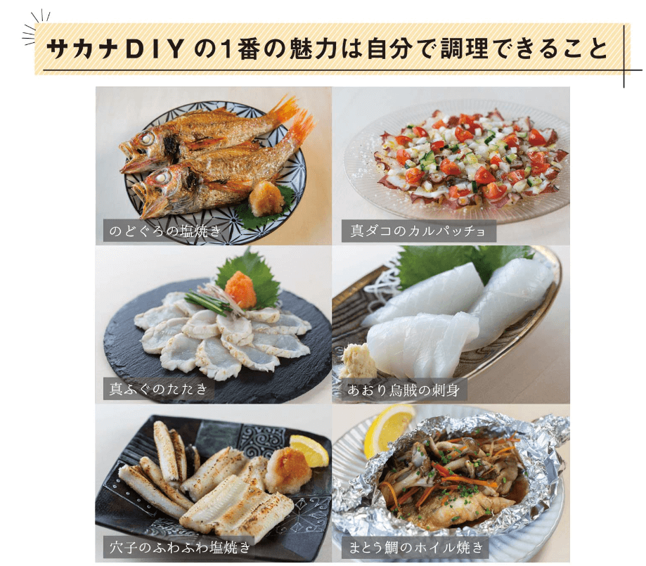 サカナDIY　自分で調理